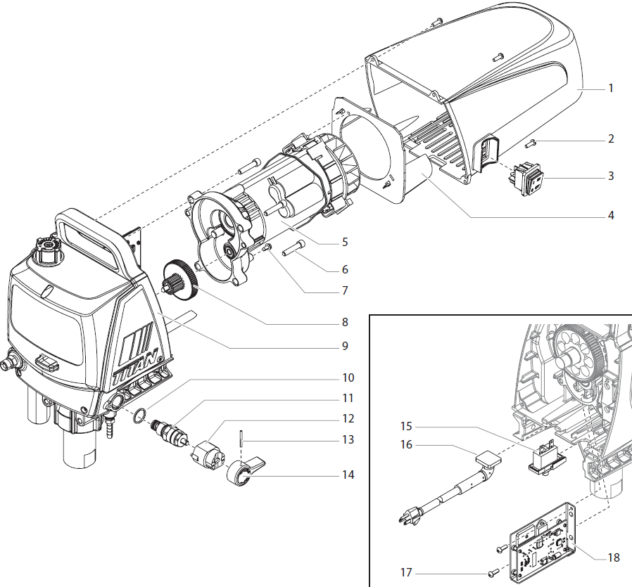 Impact 340 Drive Assembly Parts I